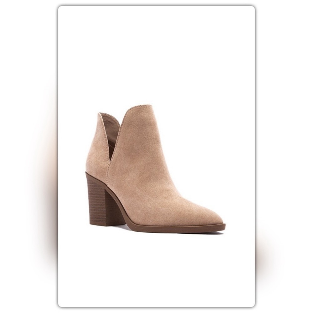 Taupe Side Cut Ankle Boot